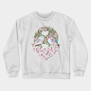 Love is in the air Spring Birds Crewneck Sweatshirt